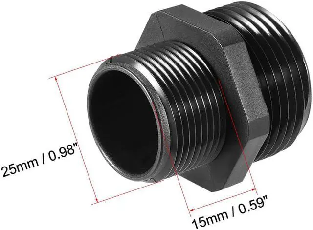 Alt view image 4 of 4 - M25 Cable Gland 4 Holes Waterproof IP68 Nylon Joint Adjustable Locknut for 4-6mm Dia Wire