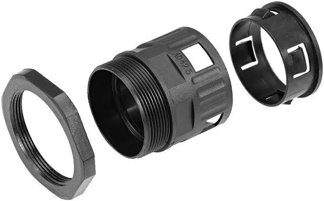 Alt view image 4 of 5 - Cable Gland Corrugated Tube Connector AD42.5 Pipe Joint Clamps PG36 Screw 5Pcs