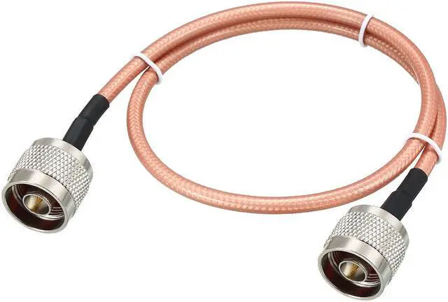 Main image of Low Loss RF Coaxial Cable Connection Coax Wire RG-142 N Male to N Male 50cm