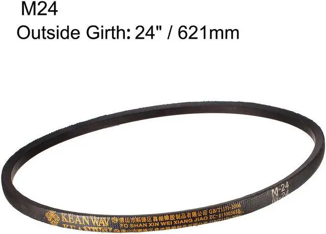 Alt view image 2 of 4 - M-24 Drive V-Belt 24" Effective Circumference Length Rubber Power Transmission Belt
