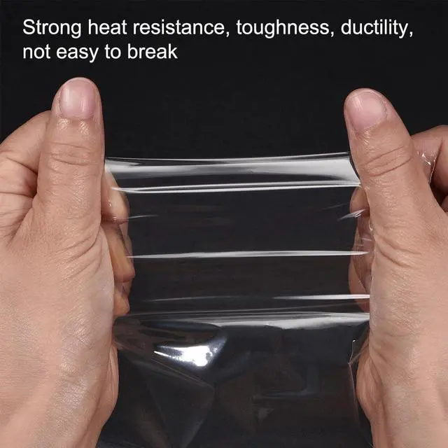 Alt view image 5 of 6 - POF Heat Shrink Wrap Bags, 10 x 7 inch 100pcs Shrinkable Wrapping Packaging Bags Transparent Industrial Packaging Sealer Bags