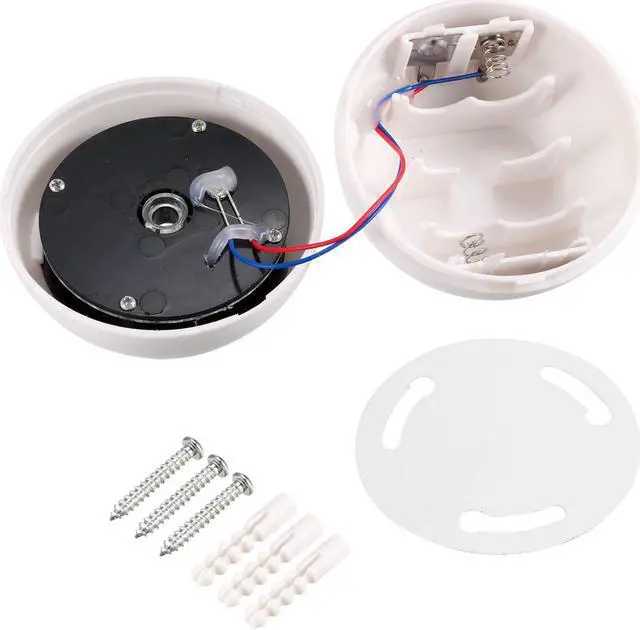 Alt view image 3 of 4 - Fake Security Camera Dummy Dome CCTV with Blinking Red LED Warning Light for Home Outdoor Indoor White 4pcs