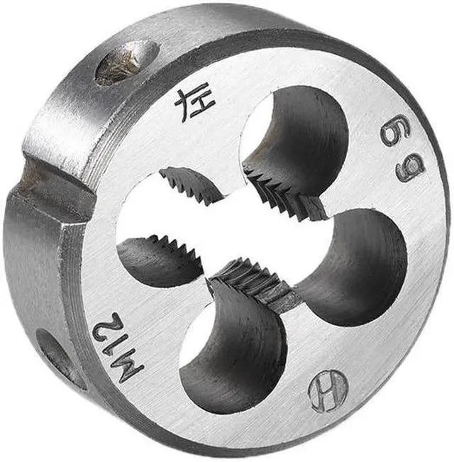 Main image of M12 M12x1.75 Pitch Metric Left Hand Round Die Machine Thread Die,Threading Die,Screw Die Tool,HSS (High Speed Steel)
