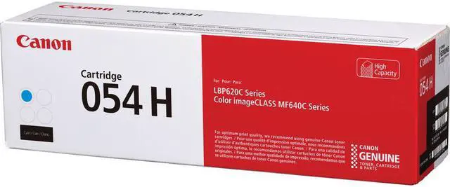 Alt view image 5 of 20 - Canon 054H Original Toner Cartridge Cyan 3027C001