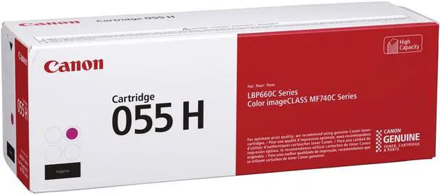 Alt view image 2 of 13 - Canon 3019c001 (055h) High-Yield Toner, 5,900 Page-Yield, Magenta 3018C001