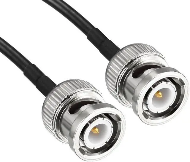 Alt view image 3 of 4 - BNC Male to Male Coaxial Jumper Cable 50 ohm 6 inch RG174