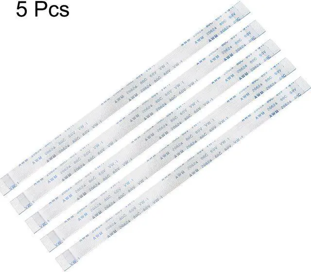 Alt view image 2 of 4 - Flexible Flat Cable, 15 Pins 0.5mm Pitch 150mm FPC FFC Flexible Ribbon Cable for LCD TV Car Audio DVD Player Laptop 5Pcs (A Type)
