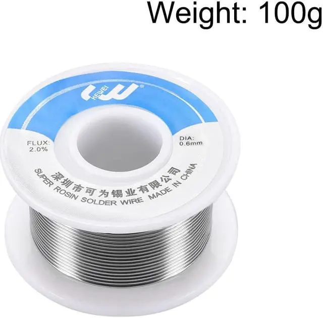 Alt view image 3 of 3 - Solder Wire 0.6mm 100g Sn63% Pb37% with Rosin Core for Electrical Soldering