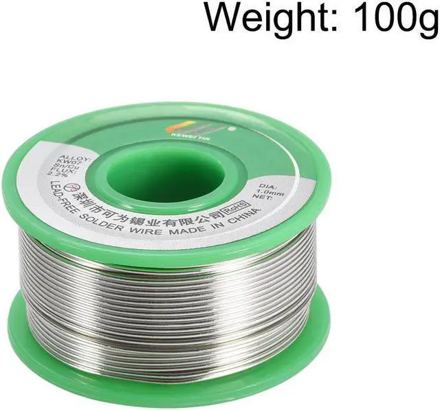 Alt view image 3 of 3 - Lead Free Solder Wire 1mm 100g Sn99.3% Cu0.7% with Rosin Core for Electrical Soldering