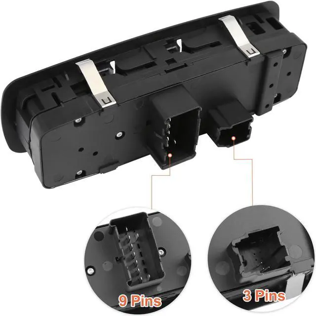 Alt view image 7 of 7 - 4602863AD 4602863AB Power Master Window Switch Driver Side for 2009-2012 Dodge Ram