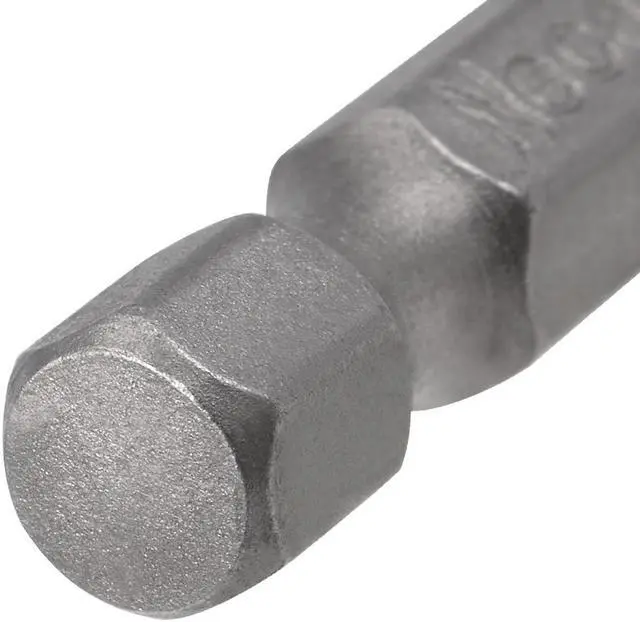 Alt view image 4 of 4 - 5pcs Slotted Bits 1/4 Inch Hex Shank 75mm Length Magnetic Screwdriver SL6 Screw Driver Bit S2 Alloy Steel