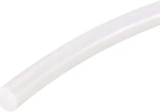 Alt view image 2 of 3 - Silicone Bending Insert, Sealing Circle Seal Rod Round Bar - 39" Long 14MM Dia High Temperature Resistant Silicone Sealing Strip (Cream White)