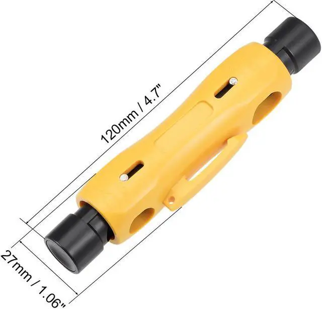 Alt view image 2 of 5 - RG6 RG11 Coaxial Cable Stripper, Double Ended Coax Stripping Wire Cutter for RG7/11 and RG59/6 or RG6 2pcs