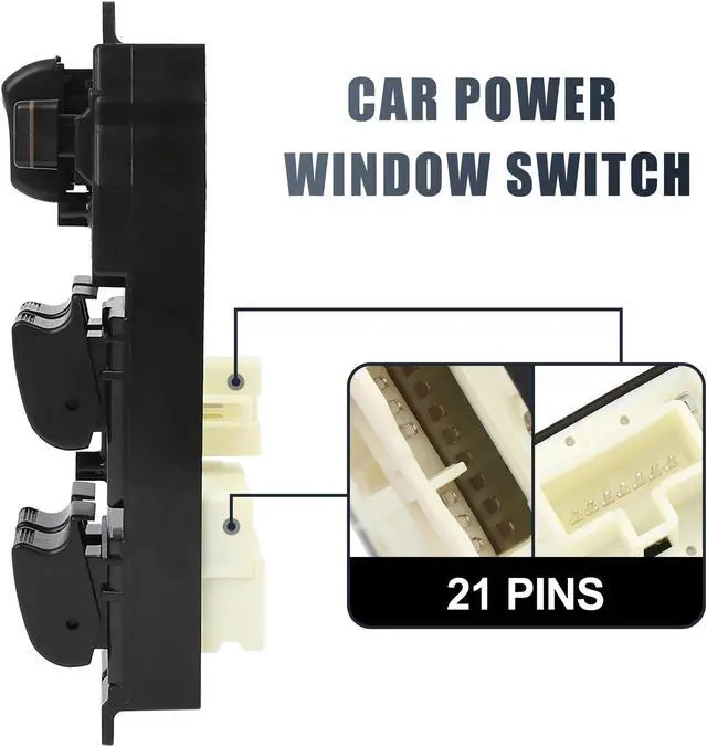 Alt view image 4 of 7 - 84820-12340 Car Power Window Master Control Switch for Toyota RAV4 Corolla
