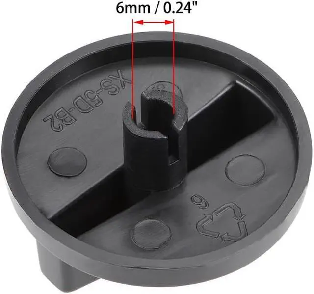 Alt view image 3 of 4 - Timer Knobs Range Replacement Knobs Time Control Knob Round Shaft for Electronic Microwave Oven Cooker