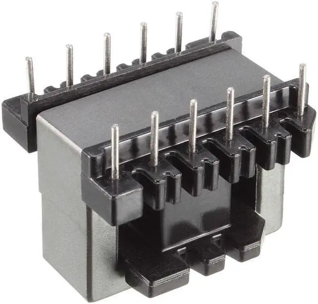 Main image of 5 Sets EE28 6 with 6pin Transformer Bobbin PC40 Ferrite Core Vertical 10 Ferrite Halves and 5 Bobbin