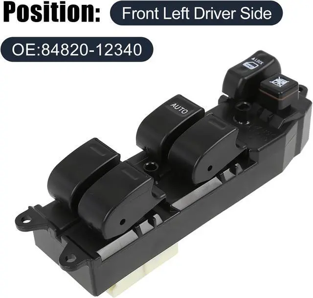 Alt view image 2 of 7 - 84820-12340 Car Power Window Master Control Switch for Toyota RAV4 Corolla
