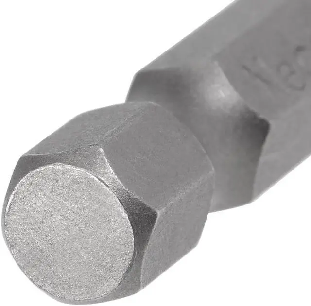 Alt view image 4 of 4 - 5pcs Square Bits 1/4-Inch Hex Shank 50mm Length Magnetic SQ3 Head Screwdriver S2 Screw Driver Bit