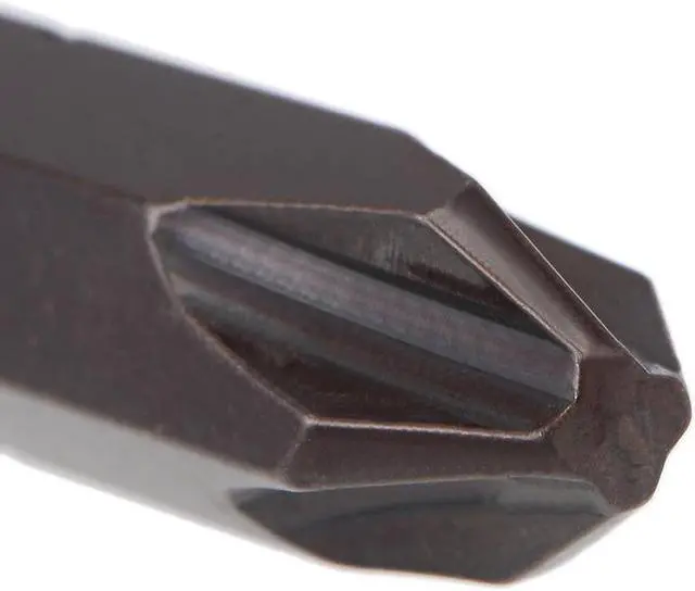 Alt view image 3 of 4 - 5pcs 5/16" Hex Shank 32mm Length Magnetic Phillips Cross Screwdriver, PH3 Head Screwdriver Bits S2 Alloy Steel