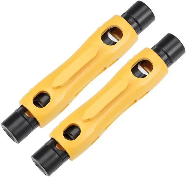 Main image of RG6 RG11 Coaxial Cable Stripper, Double Ended Coax Stripping Wire Cutter for RG7/11 and RG59/6 or RG6 2pcs