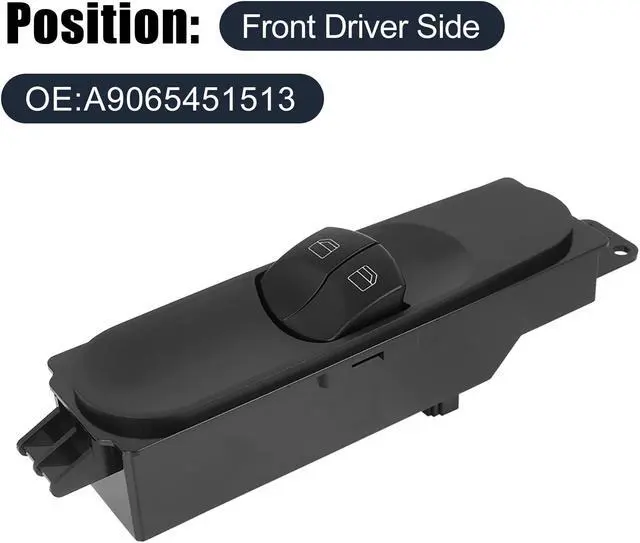 Alt view image 2 of 7 - A9065451513 Car Front Window Electric Master Control Switch for Mercedes Sprinter Vito VW Crafter