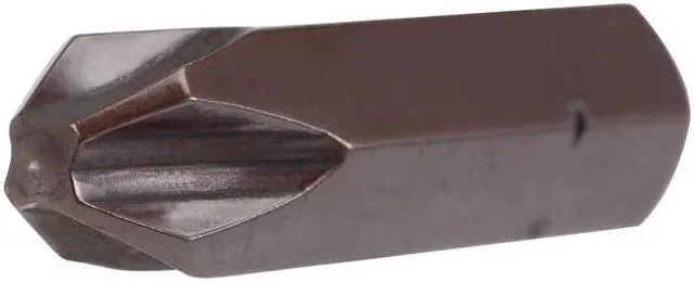 Alt view image 3 of 4 - 2pcs Phillips Bits 5/16 Inch 8mm Hex Shank 32mm Length Cross PH3 Magnetic Screw Driver S2 Screwdriver Bit