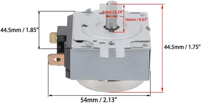 Alt view image 2 of 4 - Time Controller Timer Switch 90 Minutes 90M D Shape Shaft Replacement Timer for Electronic Microwave Oven Cooker