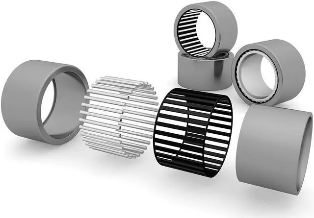 Alt view image 4 of 4 - SCE1212 Needle Roller Bearings, Drawn Cup Open End, 3/4-inch Bore 1-inch OD 3/4-inch Width 15300N Static Load 22100N Dynamic Load 5pcs