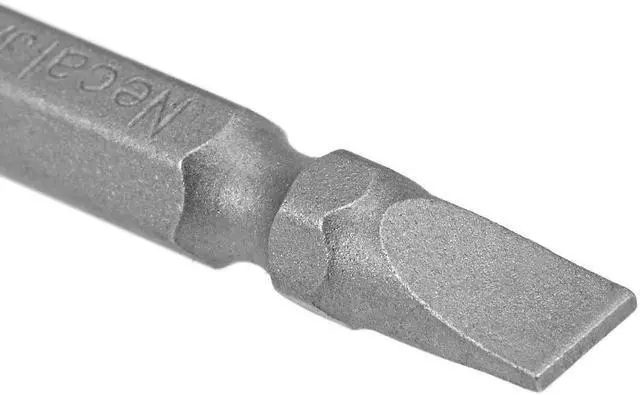 Alt view image 4 of 4 - 5pcs 1/4" Hex Shank 50mm Length Magnetic Screwdriver SL6/PH2 Slotted-Phillips Double-Head Screwdriver Bits S2 Alloy Steel