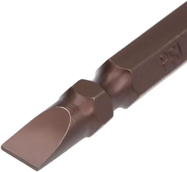 Alt view image 3 of 4 - 10pcs 1/4" Hex Shank 65mm Length Magnetic Screwdriver PH2/SL6 Slotted-Phillips Double-Head Screwdriver Bits S2 Alloy Steel
