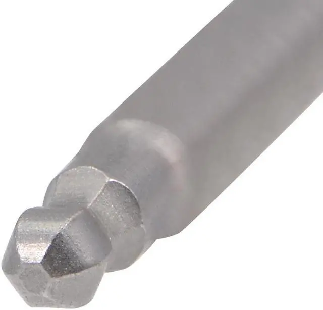 Alt view image 3 of 4 - Ball End Hex Bits 1/4 Inch Hex Shank 100mm Length Magnetic 2.5MM Head Screwdriver S2 Screw Driver Bit