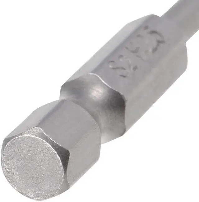 Alt view image 4 of 4 - Ball End Hex Bits 1/4 Inch Hex Shank 100mm Length Magnetic 2.5MM Head Screwdriver S2 Screw Driver Bit