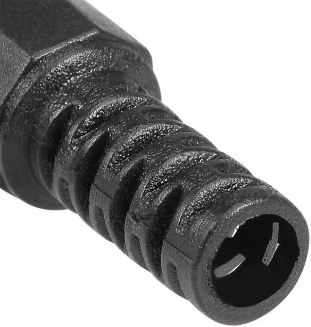 Alt view image 5 of 5 - 5Pcs DC Male Connector 5.5mm x 2.5mm x 9mm Power Cable Jack Adapter Black