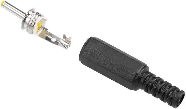 Alt view image 2 of 5 - 5Pcs DC Male Connector 2.5mm x 0.7mm Power Cable Jack Adapter Black