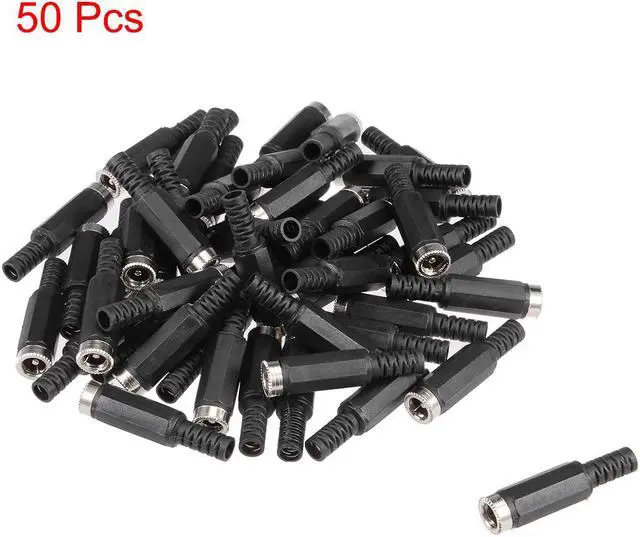 Alt view image 2 of 5 - 50pcs 5.5mm x 2.1mm Female DC Power Jack Connector Socket Adapter for Power Supply Connector