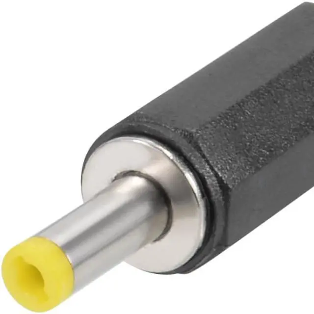 Alt view image 4 of 5 - 2Pcs DC Male Connector 4.0mm x 1.7mm Power Cable Jack Adapter Black