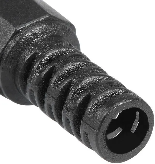 Alt view image 5 of 5 - 10Pcs DC Male Connector 5.5mm x 2.5mm x 9mm Power Cable Jack Adapter Black
