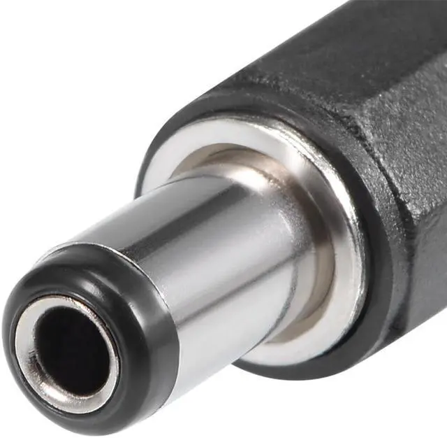 Alt view image 4 of 5 - 10Pcs DC Male Connector 5.5mm x 2.5mm x 9mm Power Cable Jack Adapter Black