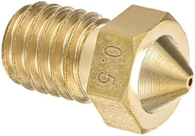 Alt view image 5 of 5 - 0.5mm 3D Printer Nozzle, Fit V6 Extruder Head, for 1.75mm Filament Brass 2pcs