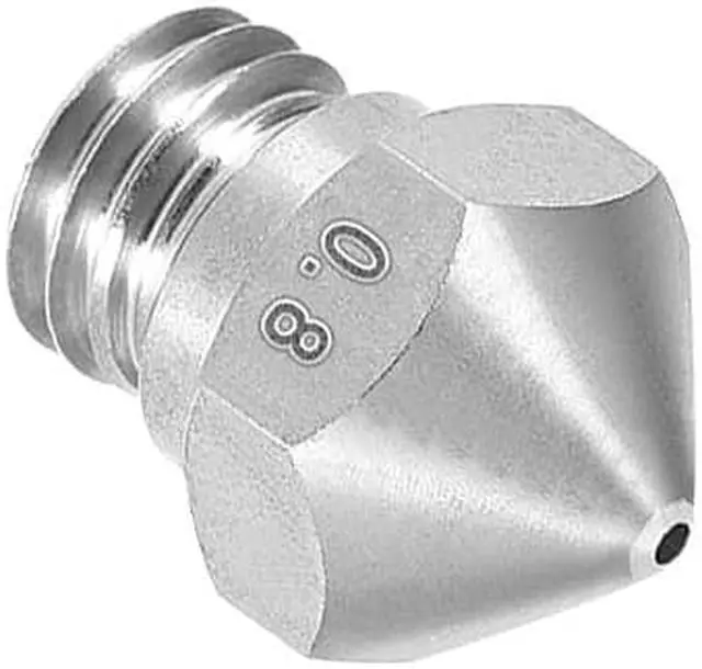 Alt view image 5 of 5 - 0.8mm 3D Printer Nozzle, Fit MK10 Extruder Head, for 1.75mm Filament Stainless Steel 1pcs