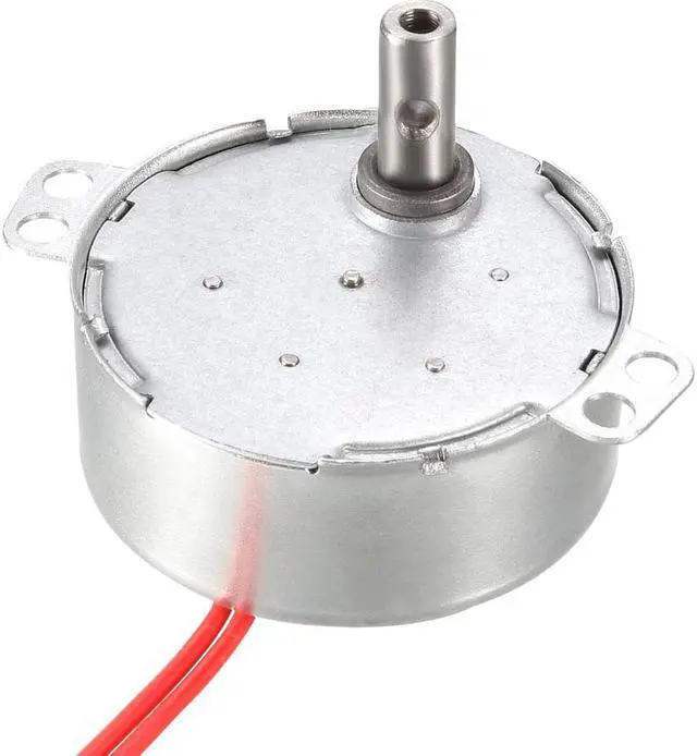 Main image of Electric Synchron Motor Turntable Synchronous Motor 12 VAC 5-6RPM 50-60 Hz 4W CCW Direction for Hand-Made, Model or Guide Motor