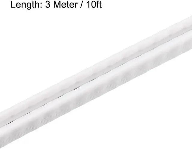 Alt view image 3 of 3 - Edge Trim U Seal White PVC Plastic U Channel Edge Protector Fits 1/32'' - 3/32'' Edge 10 Feet Length
