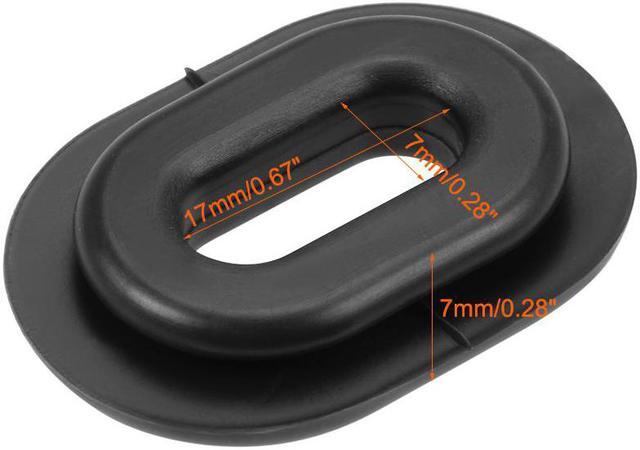 Alt view image 5 of 6 - Side Cover Grommet Single Side Rubber Oval Washer for Motorcycle 4Set