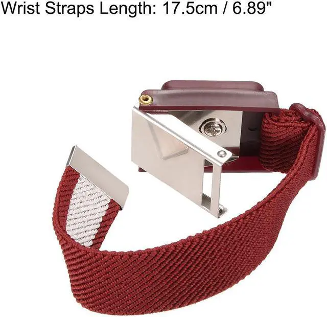 Alt view image 2 of 3 - Cordless Anti Static ESD Wrist Strap, Wireless Antistatic Wristband Discharge Band Red