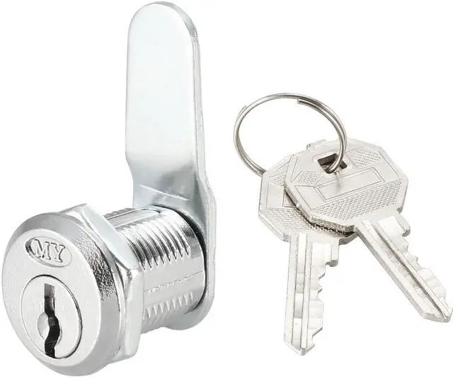 Main image of Cam Lock 20mm Cylinder Length 48mm X 2mm Cam Cabinet Locks Keyed Different
