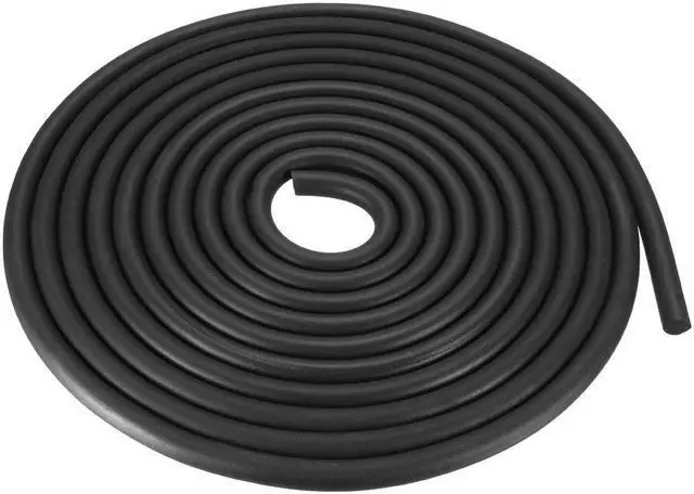 Main image of Foam Rubber Seal Weather Strip 10mm Diameter 5 Meters Long Black