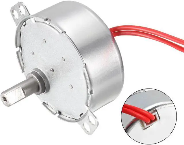 Alt view image 4 of 4 - Turntable Synchronous Synchron Motor 50-60Hz 24 VAC CCW 4W (5-6RPM)