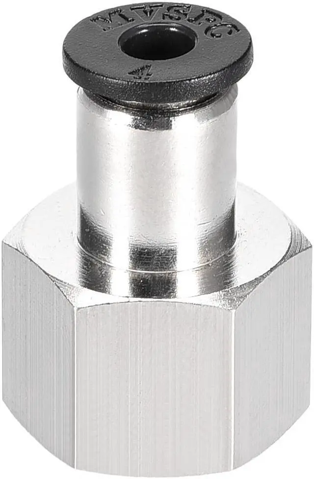 Main image of Push To Connect Tube Fitting Adapter 4mm Tube OD X 1/4 NPT Female Straight Pneumatic Connecter Connect Pipe Fitting