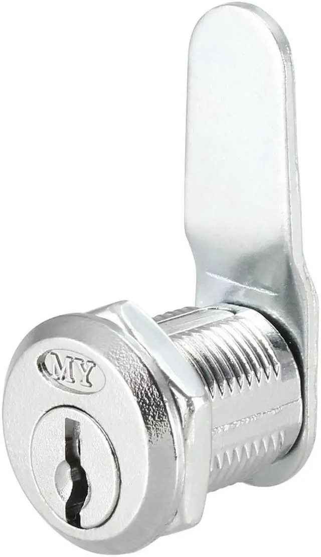 Alt view image 2 of 6 - Cam Lock 20mm Cylinder Length 48mm X 2mm Cam Cabinet Locks Keyed Different
