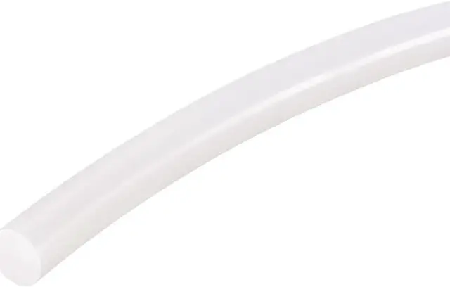 Alt view image 2 of 3 - Silicone Bending Insert, Sealing Circle Seal Rod Round Bar - 39" Long 12MM Dia High Temperature Resistant Silicone Sealing Strip (Cream White)